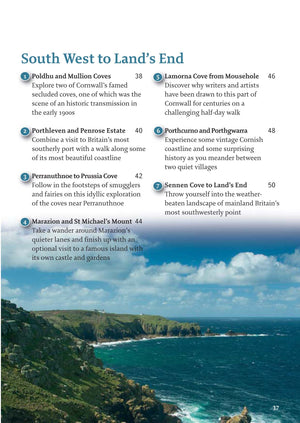 inside the Cornwall - 40 Coast & Country Walks Book image 2