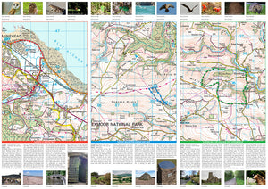 scan of Minehead & Surrounding Area Map walks