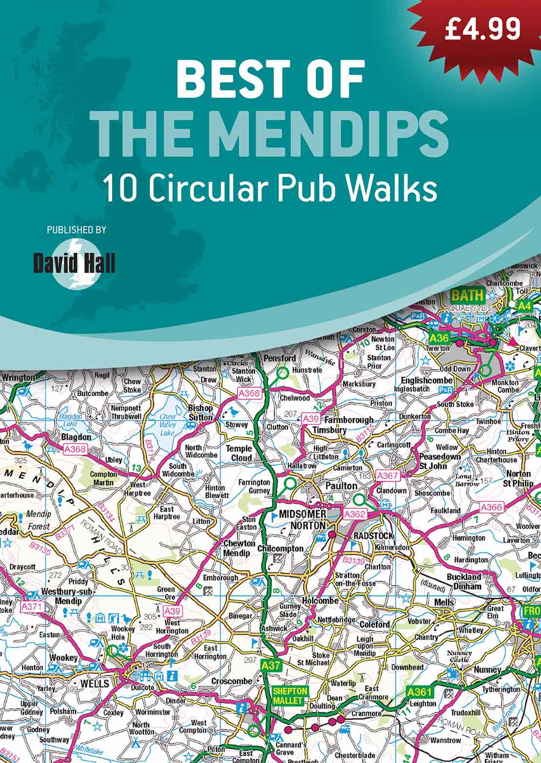 Best of the Mendips - 10 Circular Pub Walks Book image