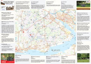 scanned image of New Forest walks map