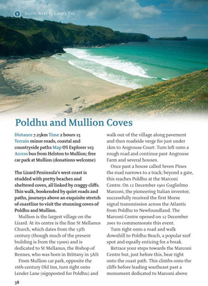 inside the Cornwall - 40 Coast & Country Walks Book image 3