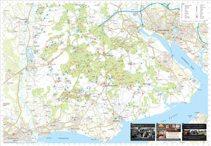 scanned image of New Forest map