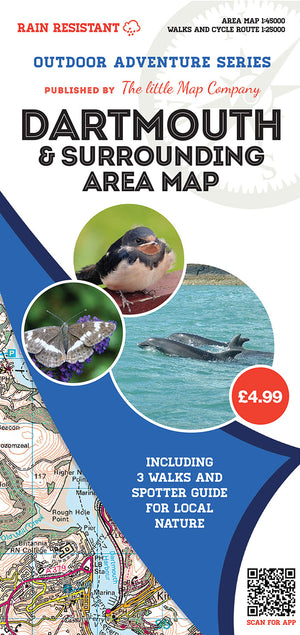 scan of Dartmouth and Surrounding Area Map of Walks nature