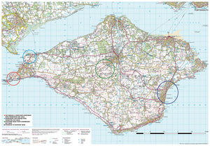 scanned image of Isle of Wight map