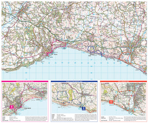 scanned image of Lyme Bay map