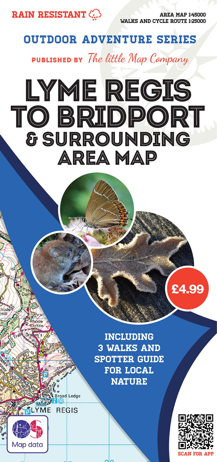 scanned image of Lyme Regis walks