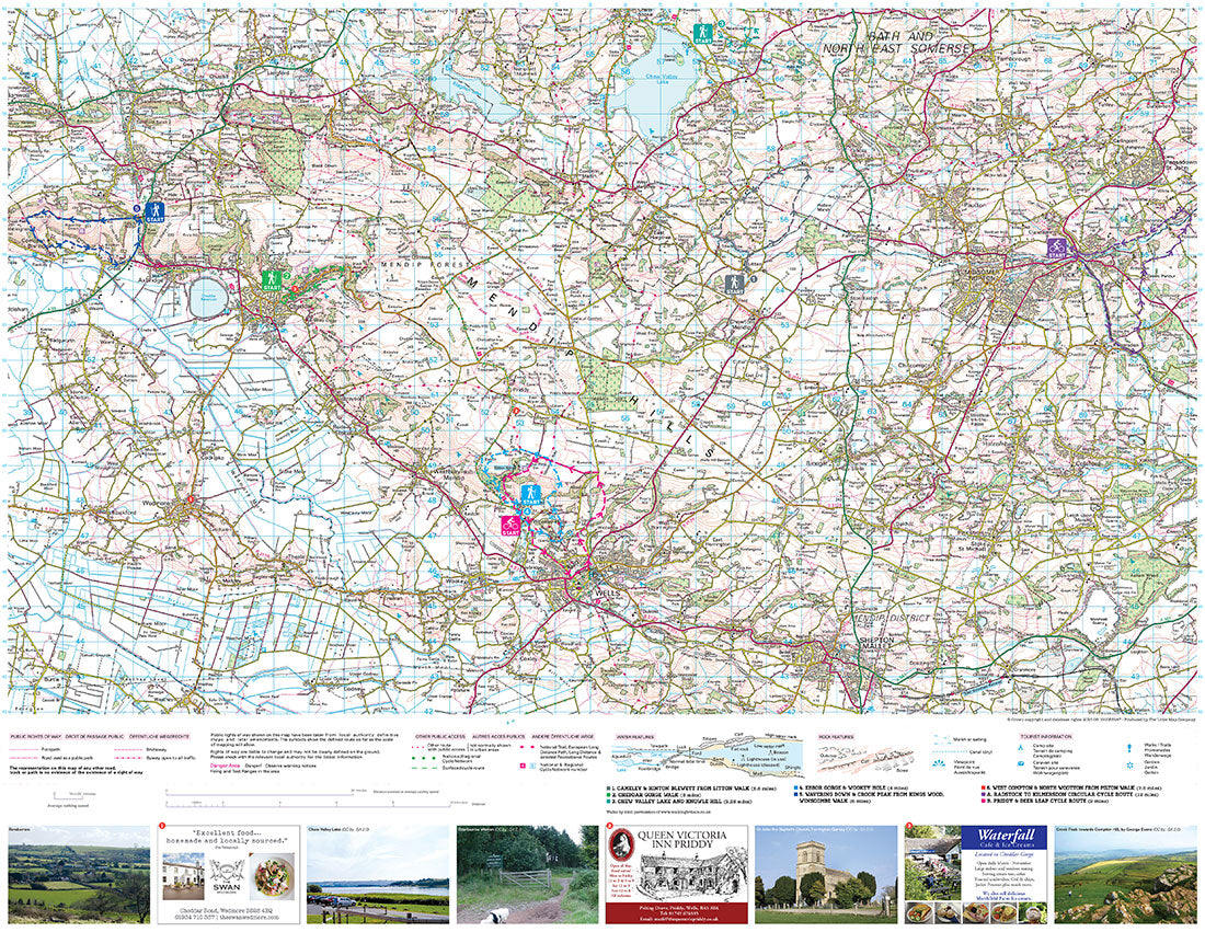 scanned image of The Mendips Map