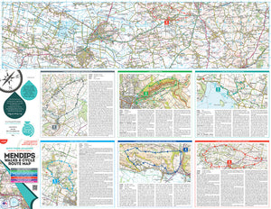 scan of The Mendips Map walks