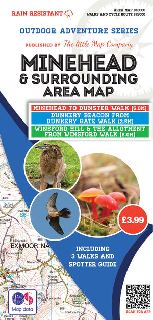 Minehead & Surrounding Area Map