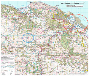 scanned image of Minehead & Surrounding Area Map