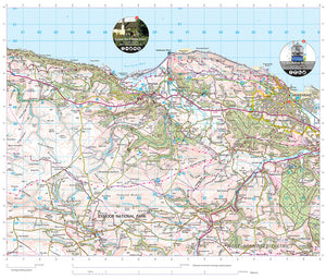 scanned image of Minehead map