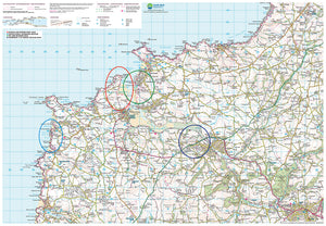 scanned image of Padstow walks