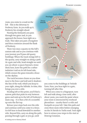 inside the Pembrokeshire - 40 Walks Book image 3