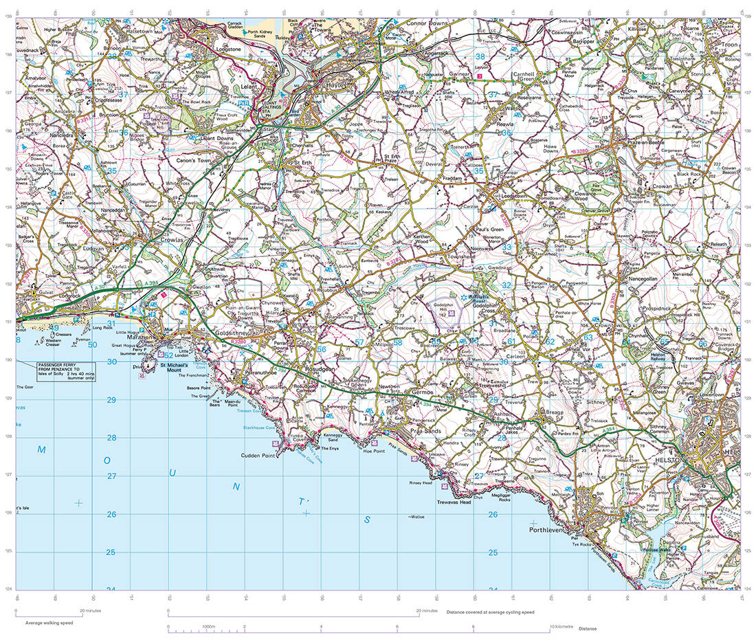 scanned image of Bournemouth, Poole and Christchurch Street Map