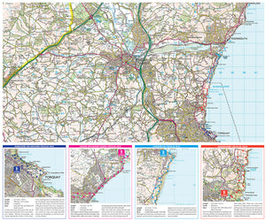 scanned image of River Exe map