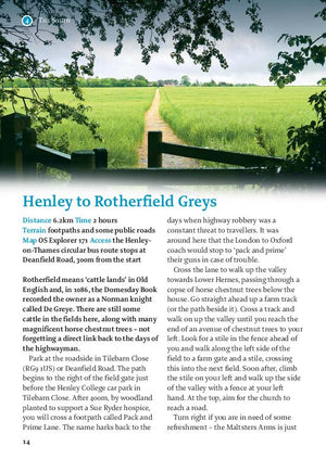 inside the The Chilterns - 40 Favourite Walks Book image 2