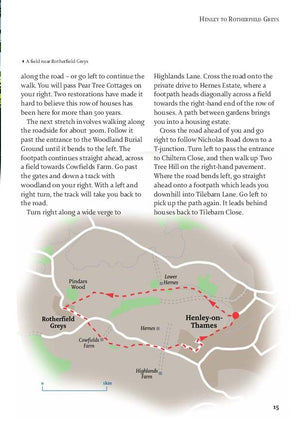 inside the The Chilterns - 40 Favourite Walks Book image 3